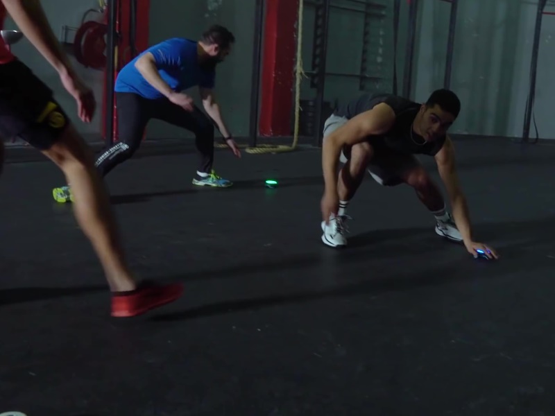 BlazePod 8 Group games with interactive game system BlazePod Flash Reflex Training