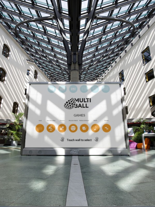 Event Hire 1 MultiBall exergaming multi-sports gaming wall shopping mall event hire